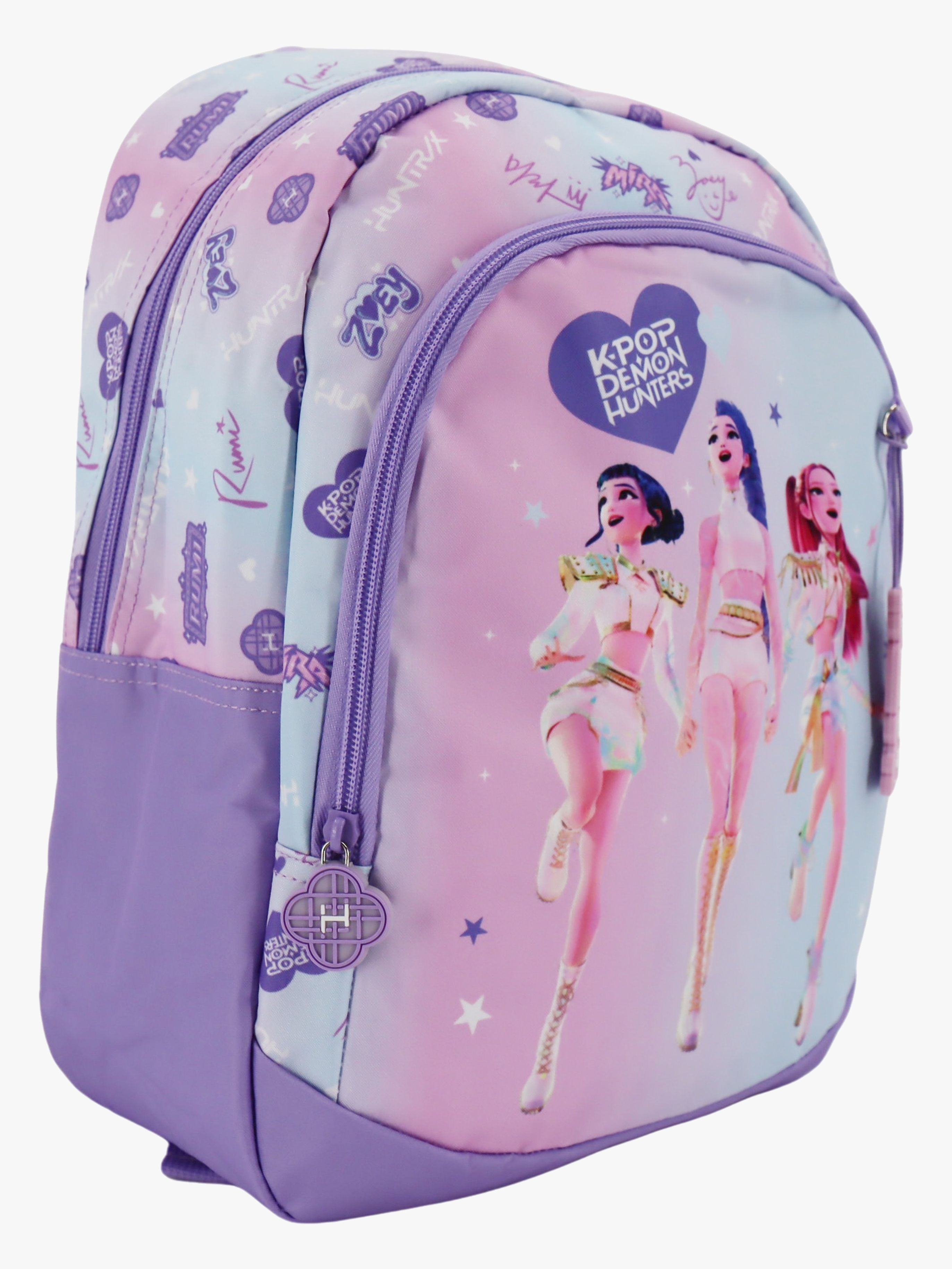 K-Pop Demon Hunters Kinder Rucksack 2 Fach 25L, Lila