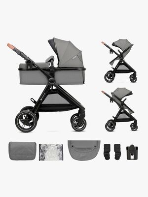 Kinderkraft ESME 2-in-1 Kombikinderwagen, Moonlight Grey