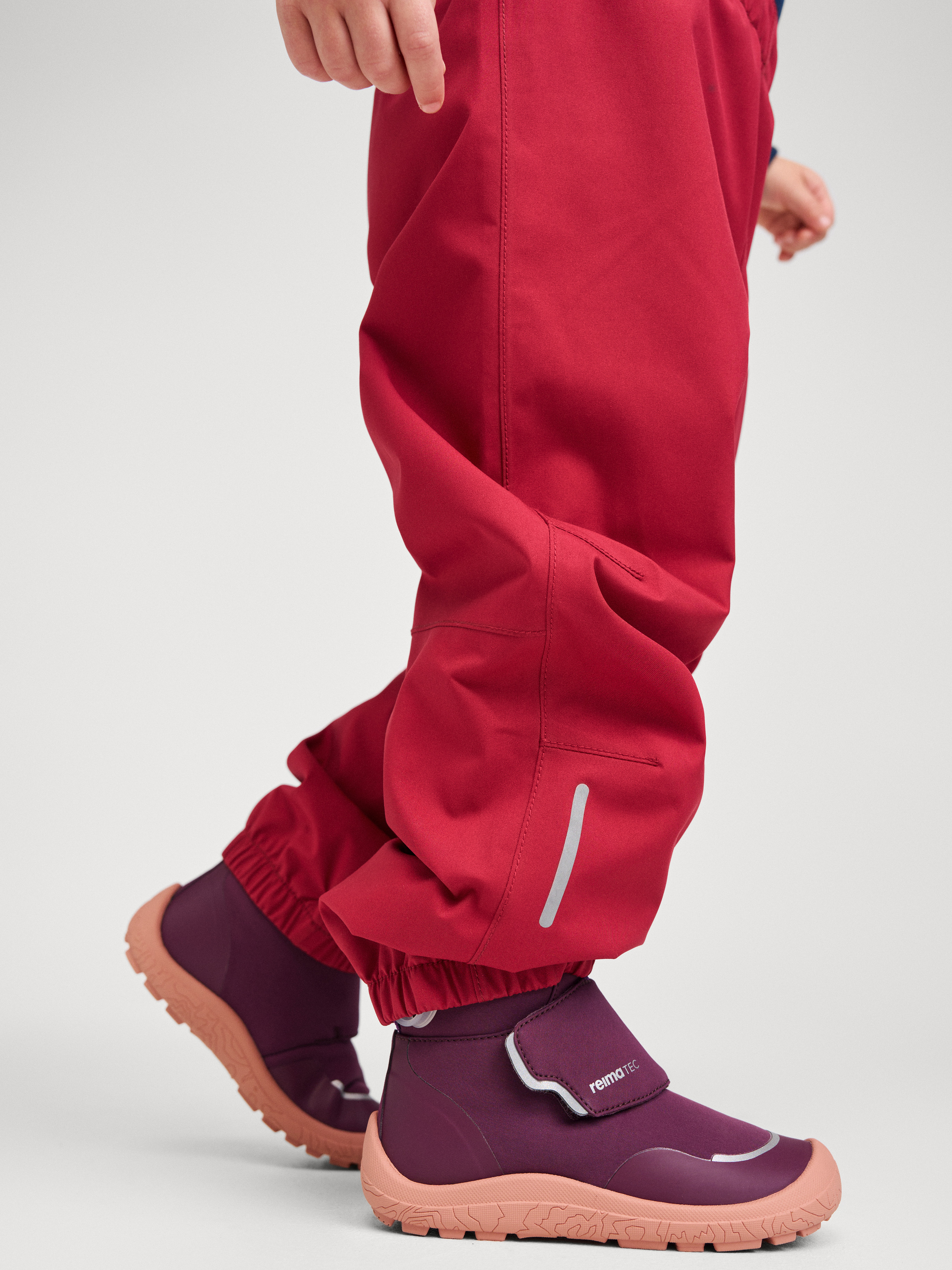 Reima Kaura Outdoorhose, Cranberry, 140