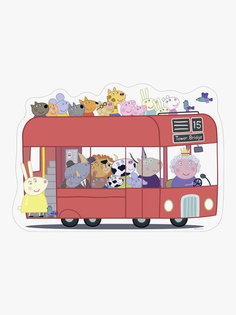 Ravensburger Bodenpuzzle Peppa Wutz Bus, 24 Teile