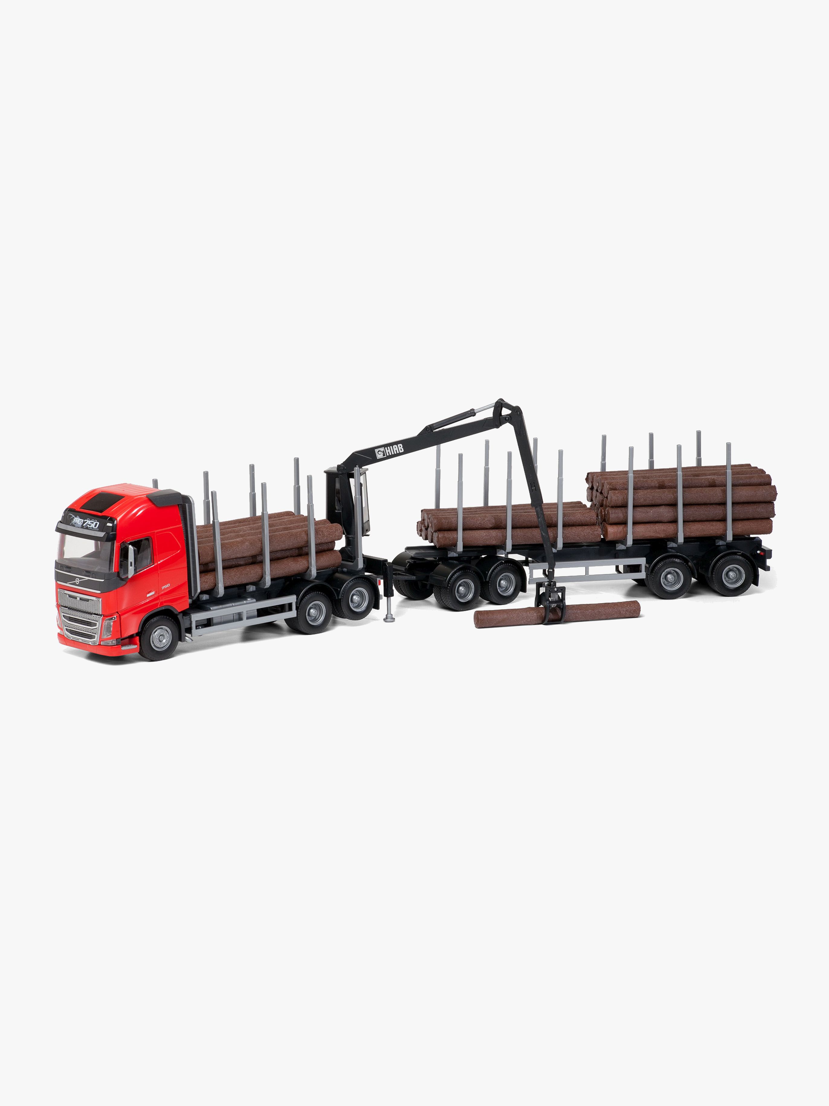 Holzhängerzug Volvo FH16 / 750, Rot