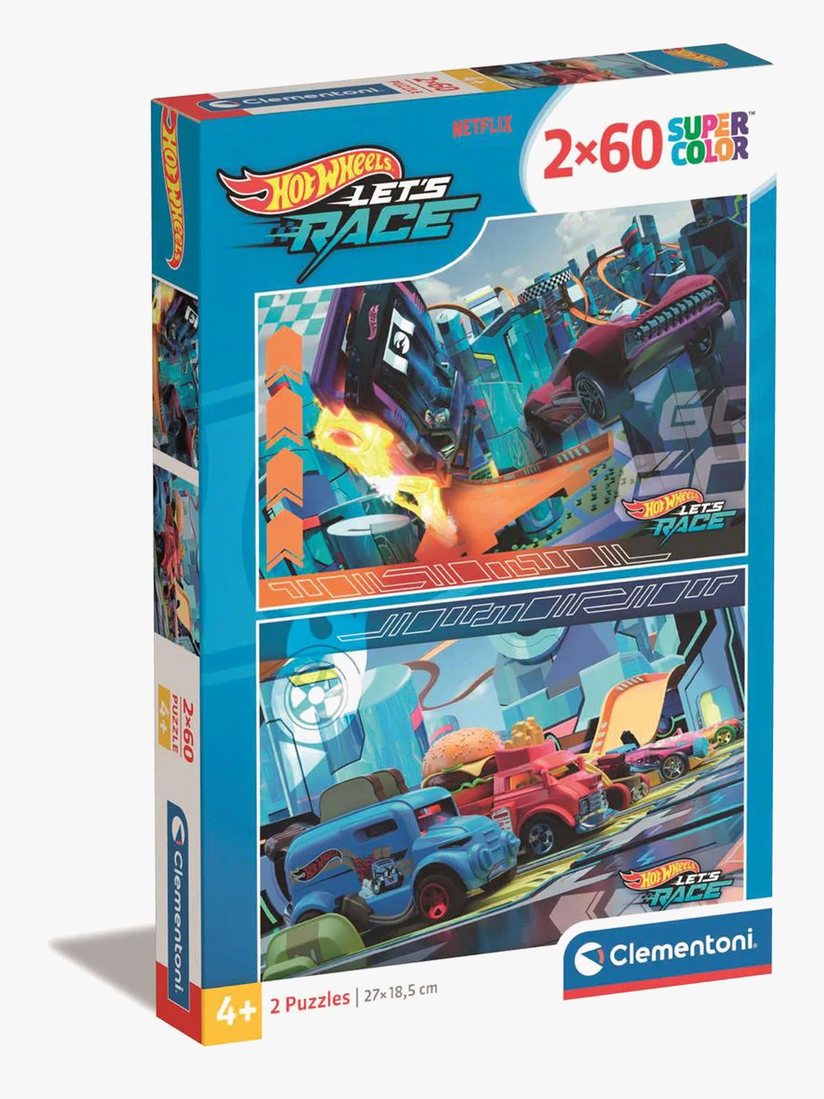 Clementoni Hot Wheels Puzzle 2-in-1