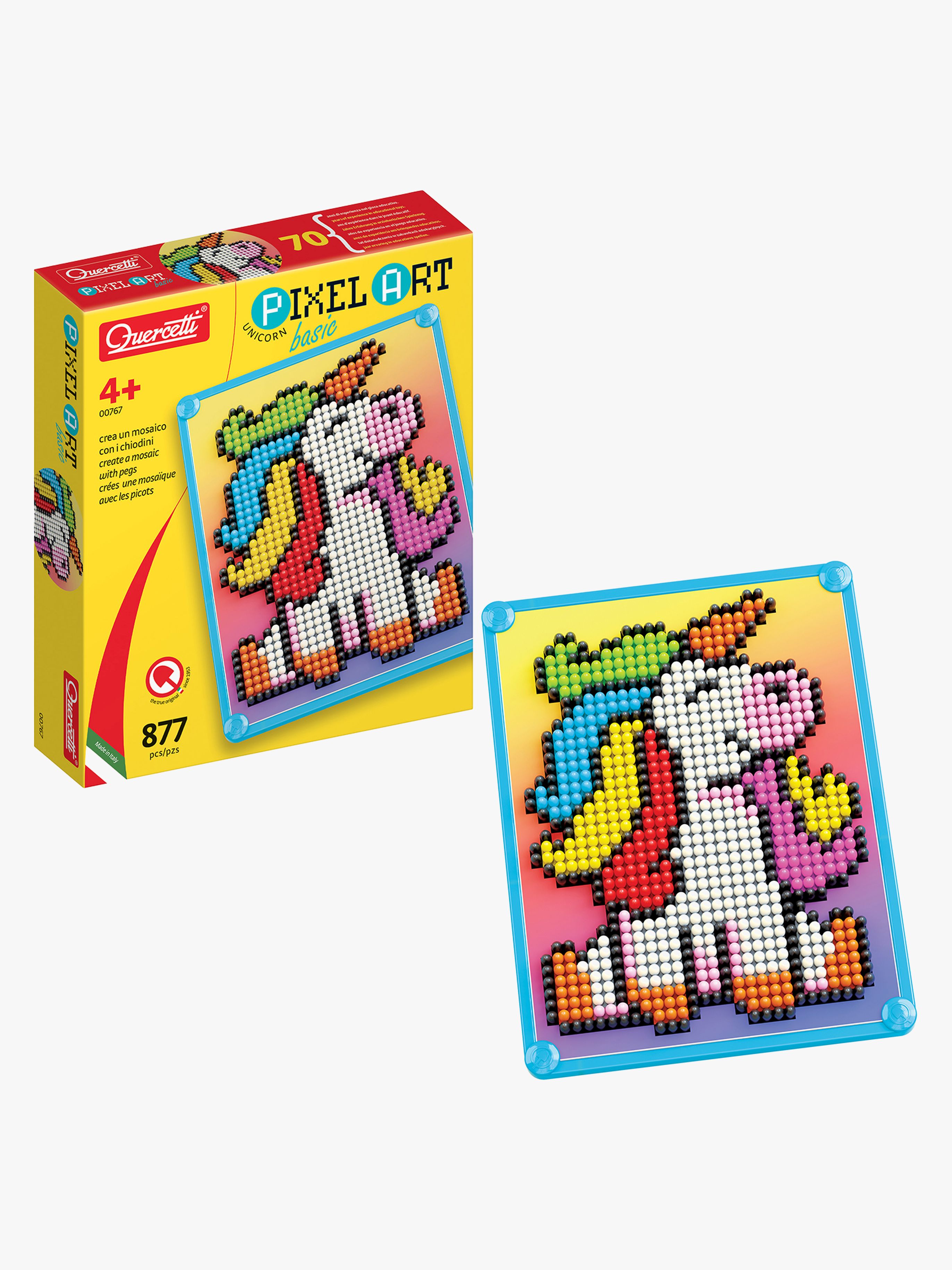 Pixel Art Bastelset Basic Einhorn 877 Teile