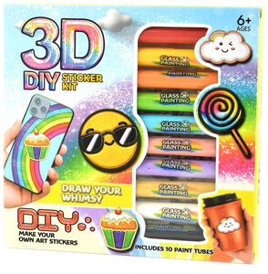 Robetoy 3D DIY Sticker-Set Stifte 10 Teile