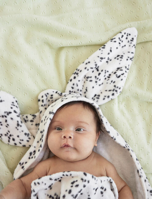 Elodie Badecape Baby, Dalmatian Dots