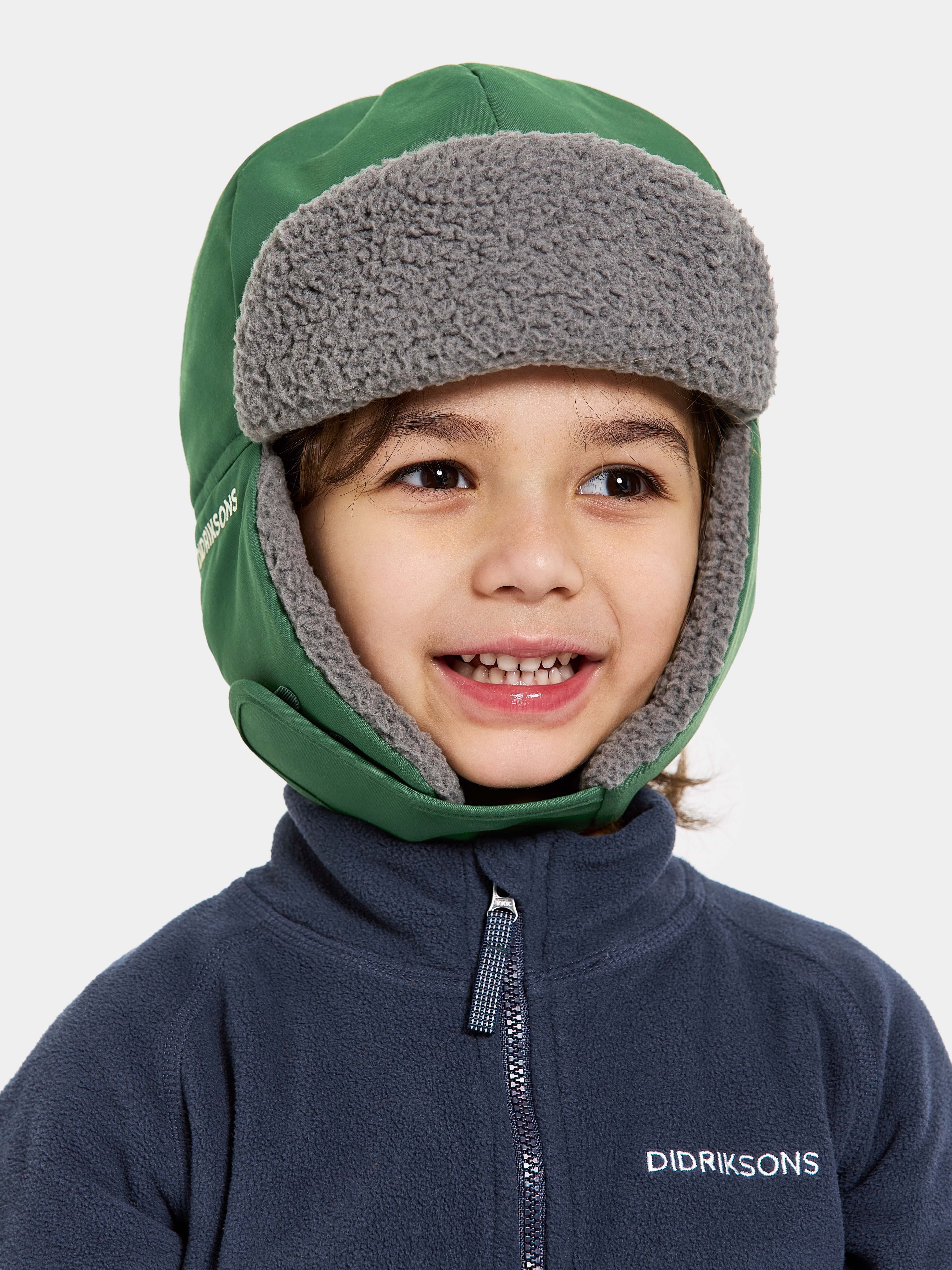 Didriksons Biggles Mütze, Pine Green, 50