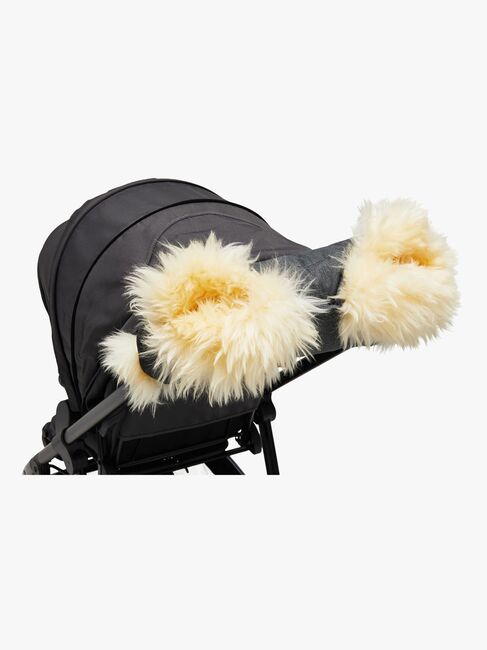 Nordlys Balder Handwärmer Lammfell, Grey Mélange