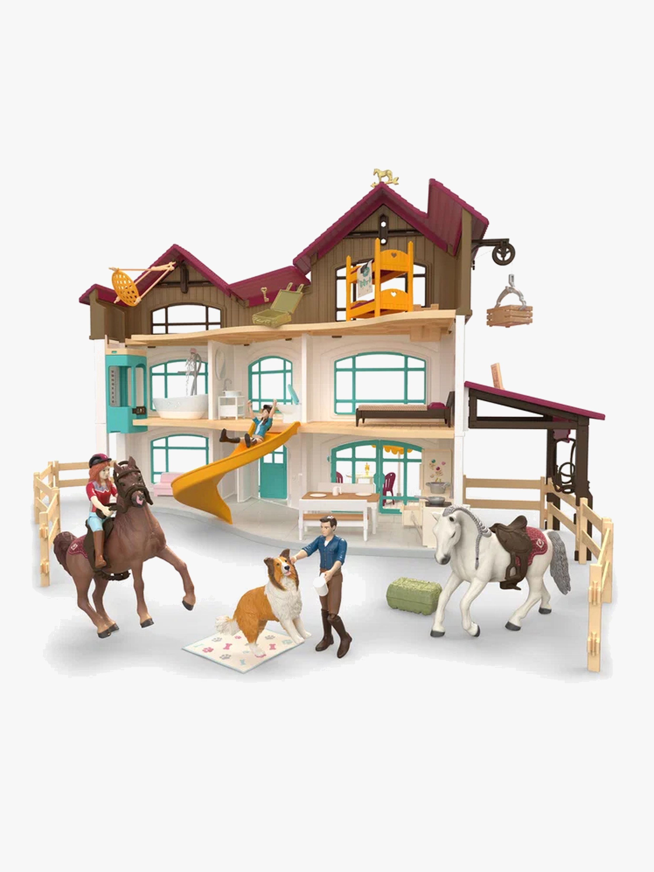 Schleich 42785 Horse Club Spielset Villa & Paddock