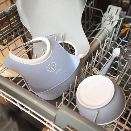 BB Lätzchen 2er-Pack, Blassgrün/Blassblau