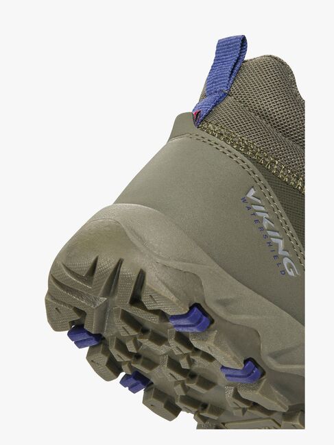 Viking Track Mid SL WP Sneaker, Olive