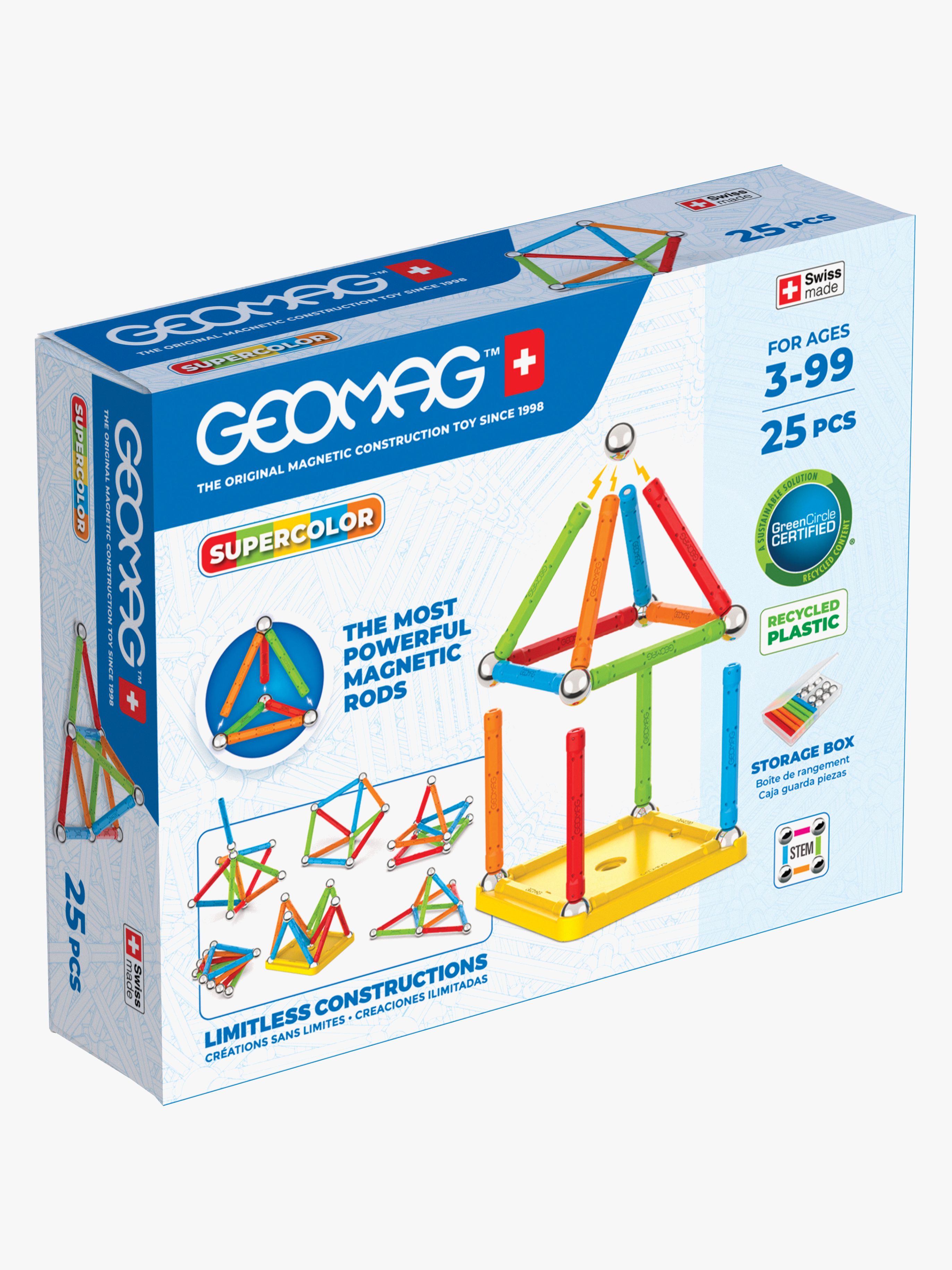 Geomag Supercolor Bausatz 25 Teile