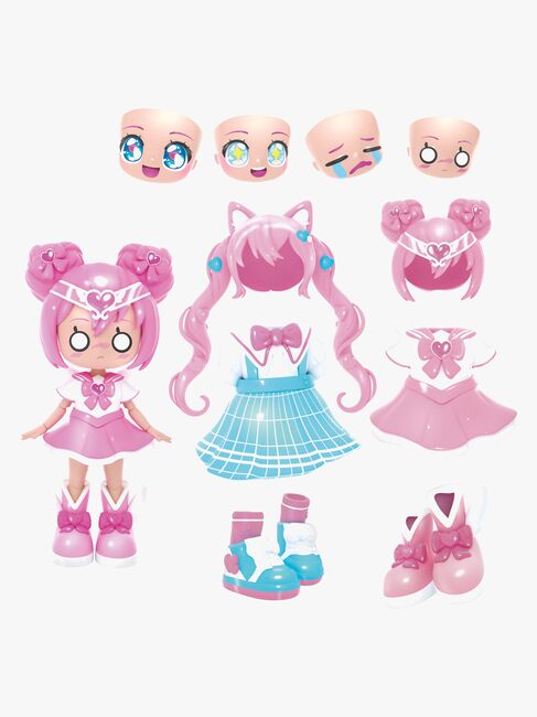 Animakii Puppenset Magisches Mädchen & Fledermaus
