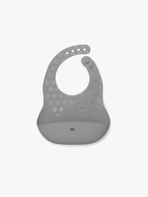 bblüv Lätzchenteller & Löffel, Aqua/Grey