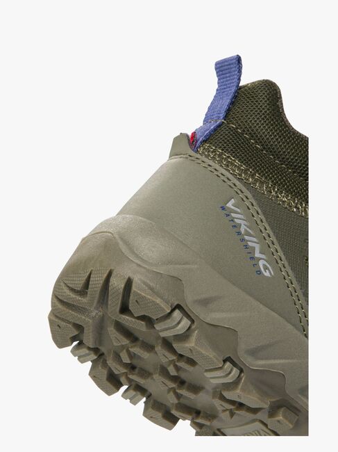 Viking Track Mid WP Sneaker, Olive