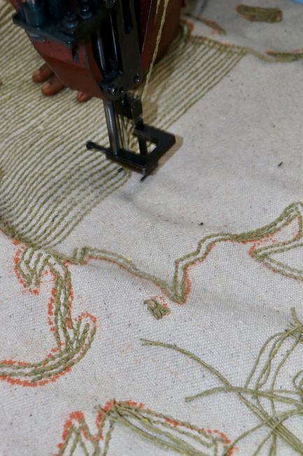 Lorena Canals RugCycled Waschbarer Teppich, World Map