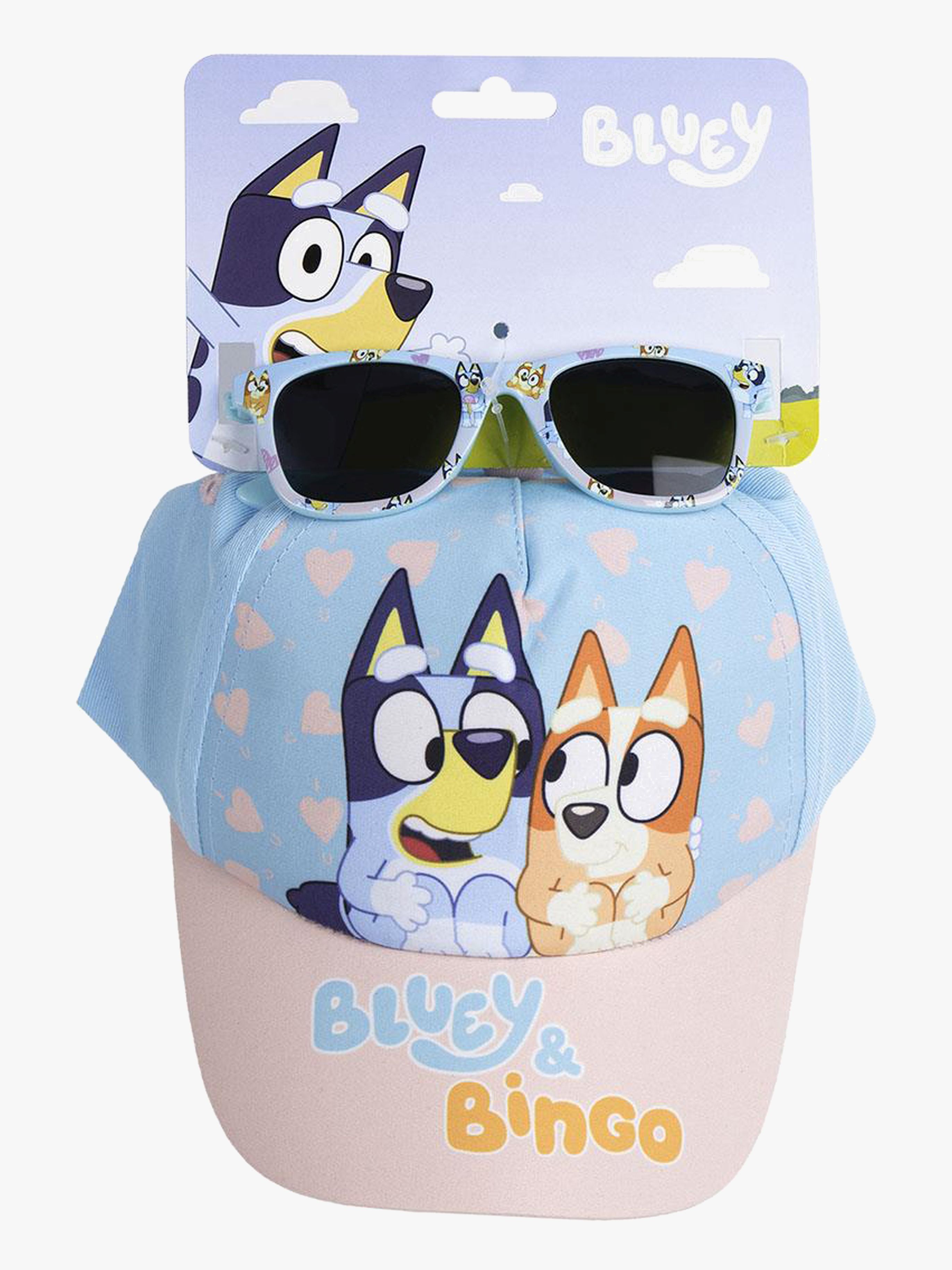 Bluey Kappe &  Sonnenbrille, Blau