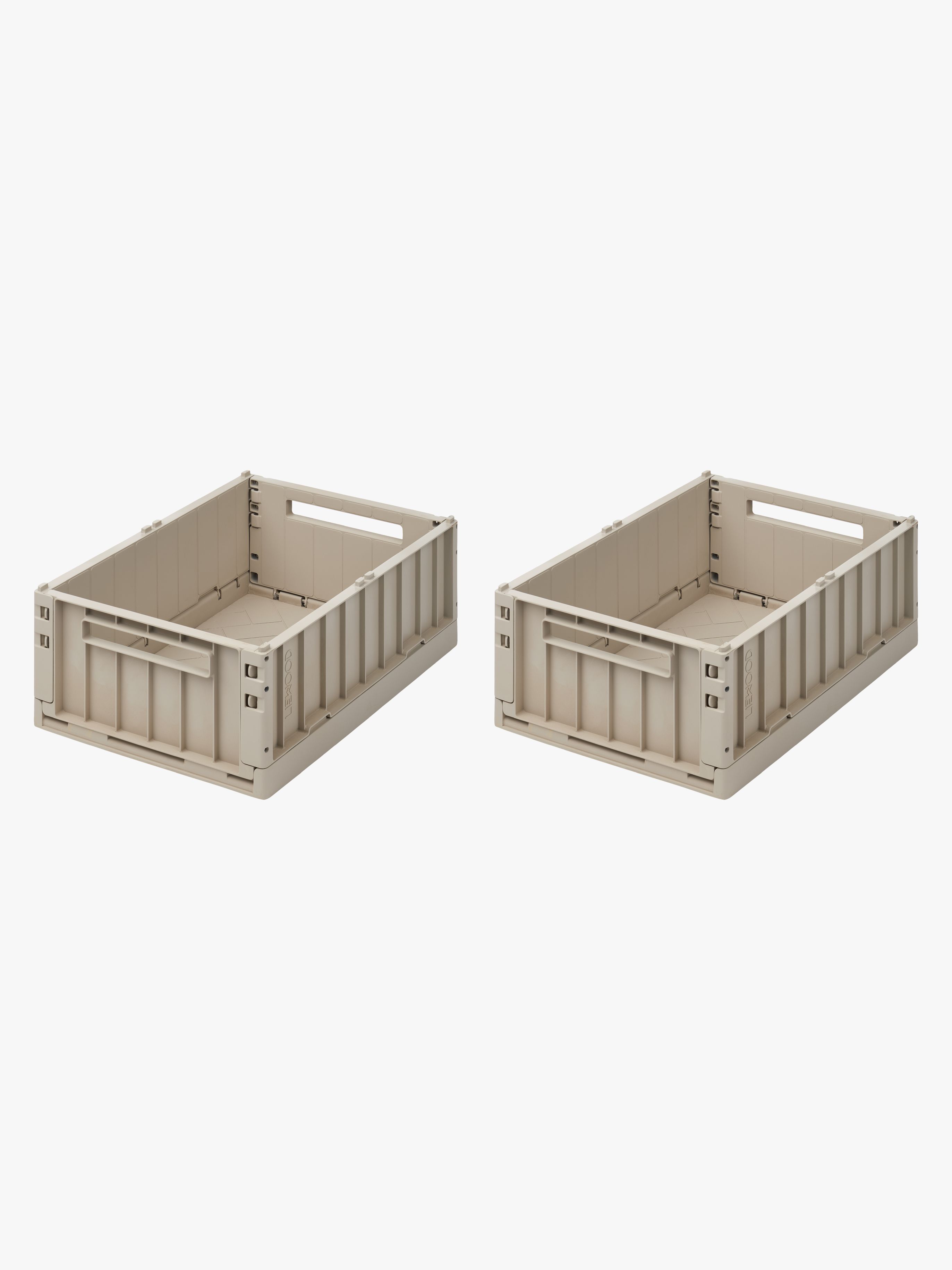 Weston Aufbewahrungsboxen 2er-Pack Medium, Sandy