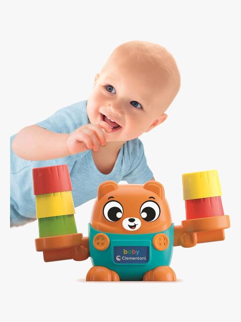 Clementoni Baby Montessori Aktivitätsspielzeug Gleichgewicht Bär