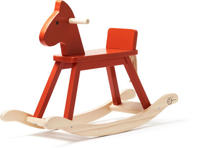 Kids Concept Schaukelpferd Carl Larsson, Rot-orange