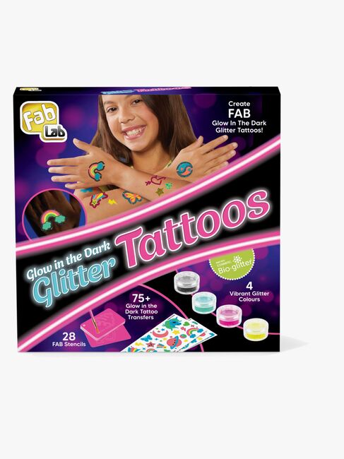 Fab Lab Tattoos Glow In The Dark Glitter