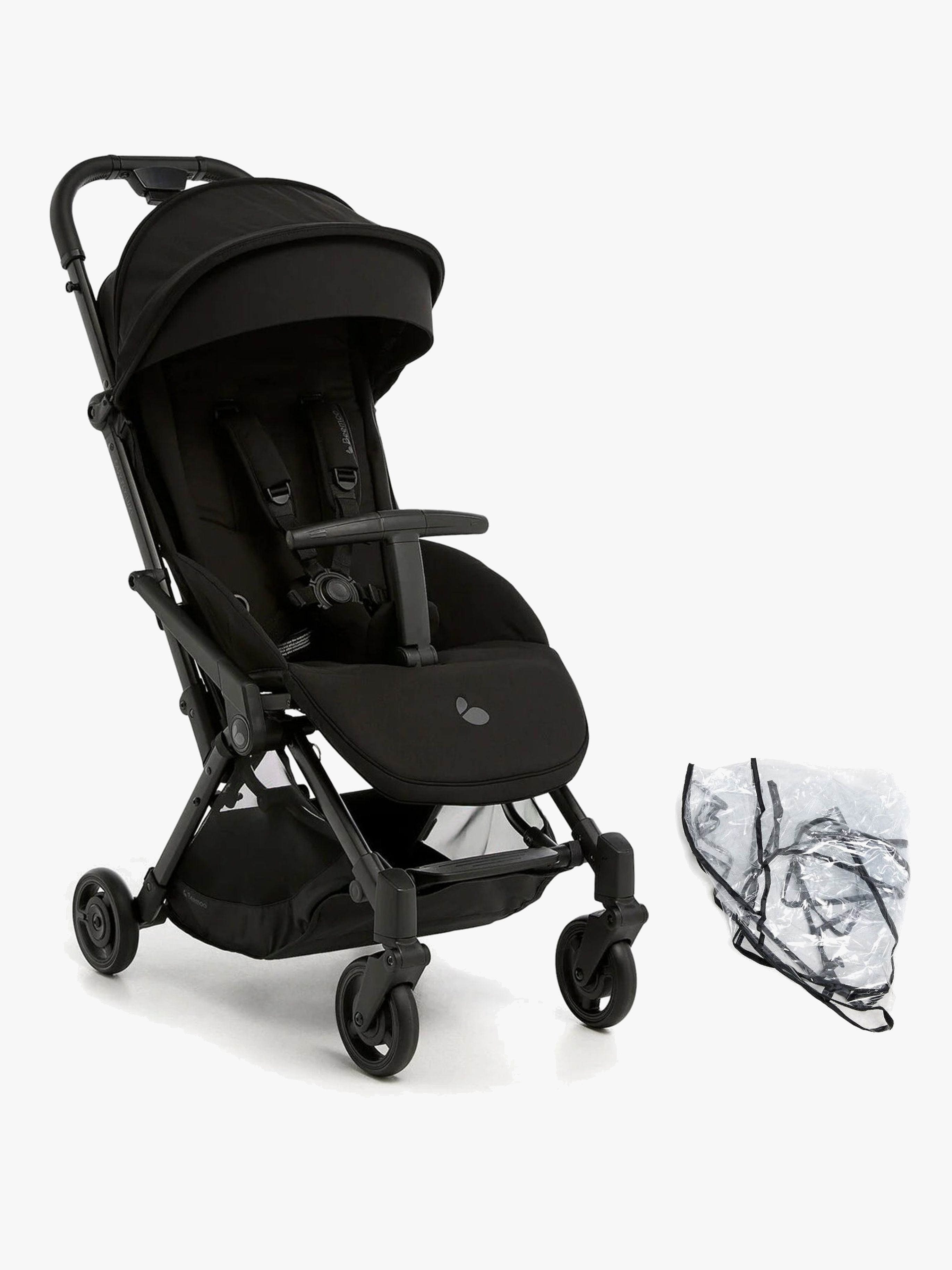 Easy Fly Lux 4 Buggy inkl. Regenschutz, Jet Black