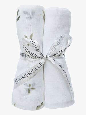 Summerville Organic Musselintuch 2er-Pack, Sprout