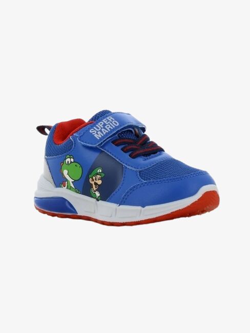 Super Mario Sneaker, Cobalt Blue/Silver