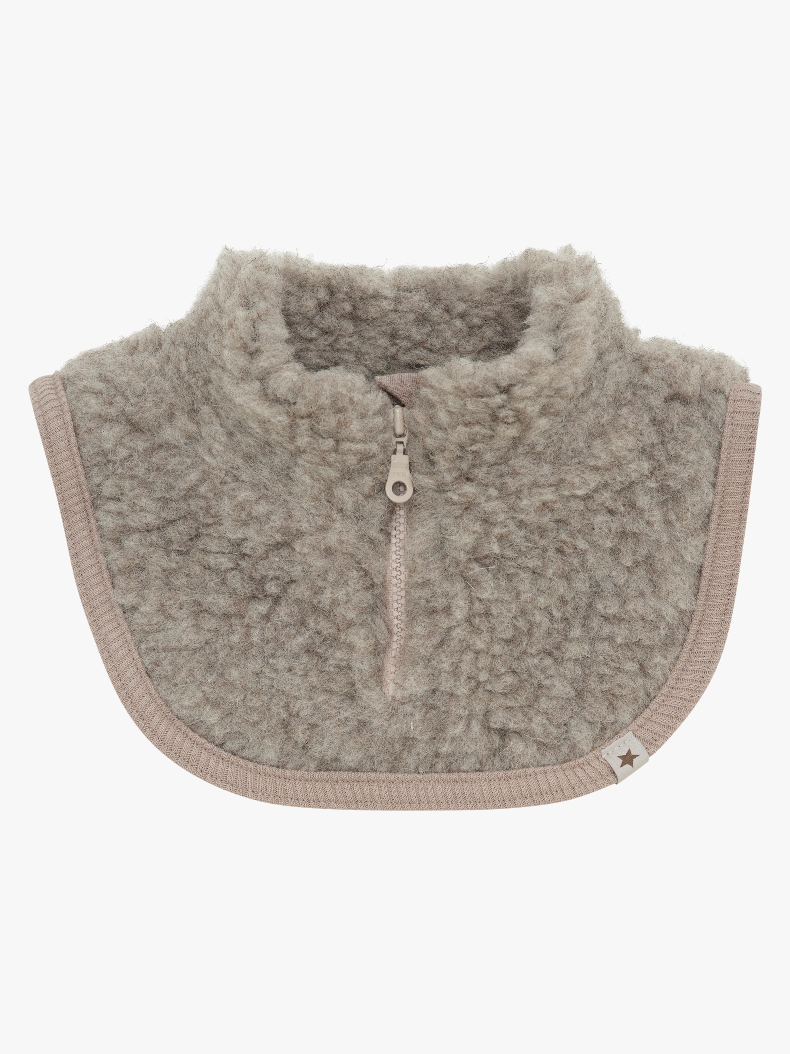 HUTTEliHUT Halswärmer Teddy-Wolle, Camel Melange, 110-116