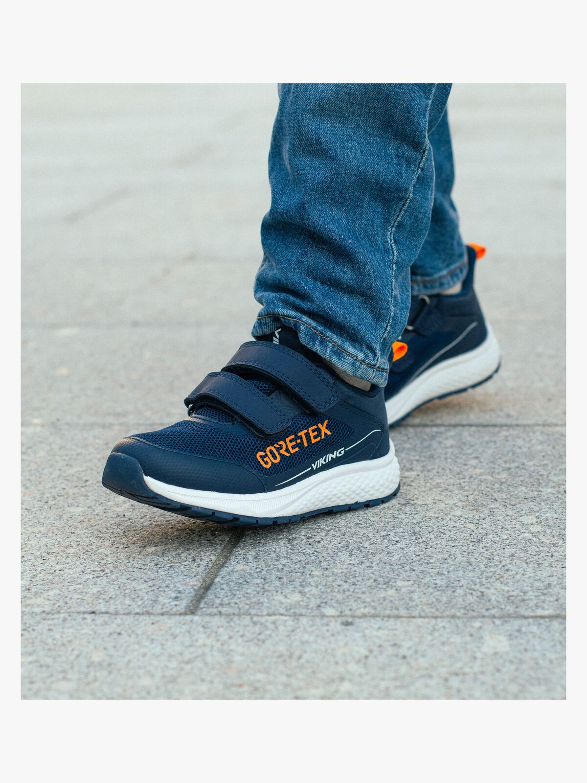 Viking Bouncy 2V GTX Sneaker, Marineblau