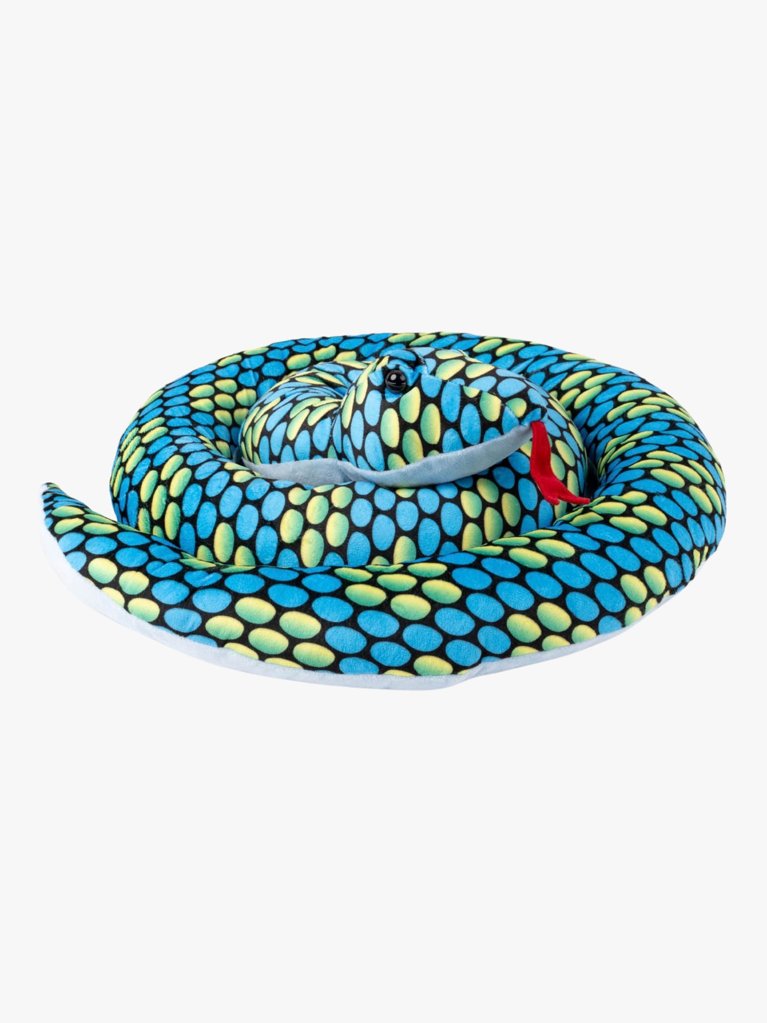 Teddykompaniet Plüschspielzeug Schlange 200 cm, Blau