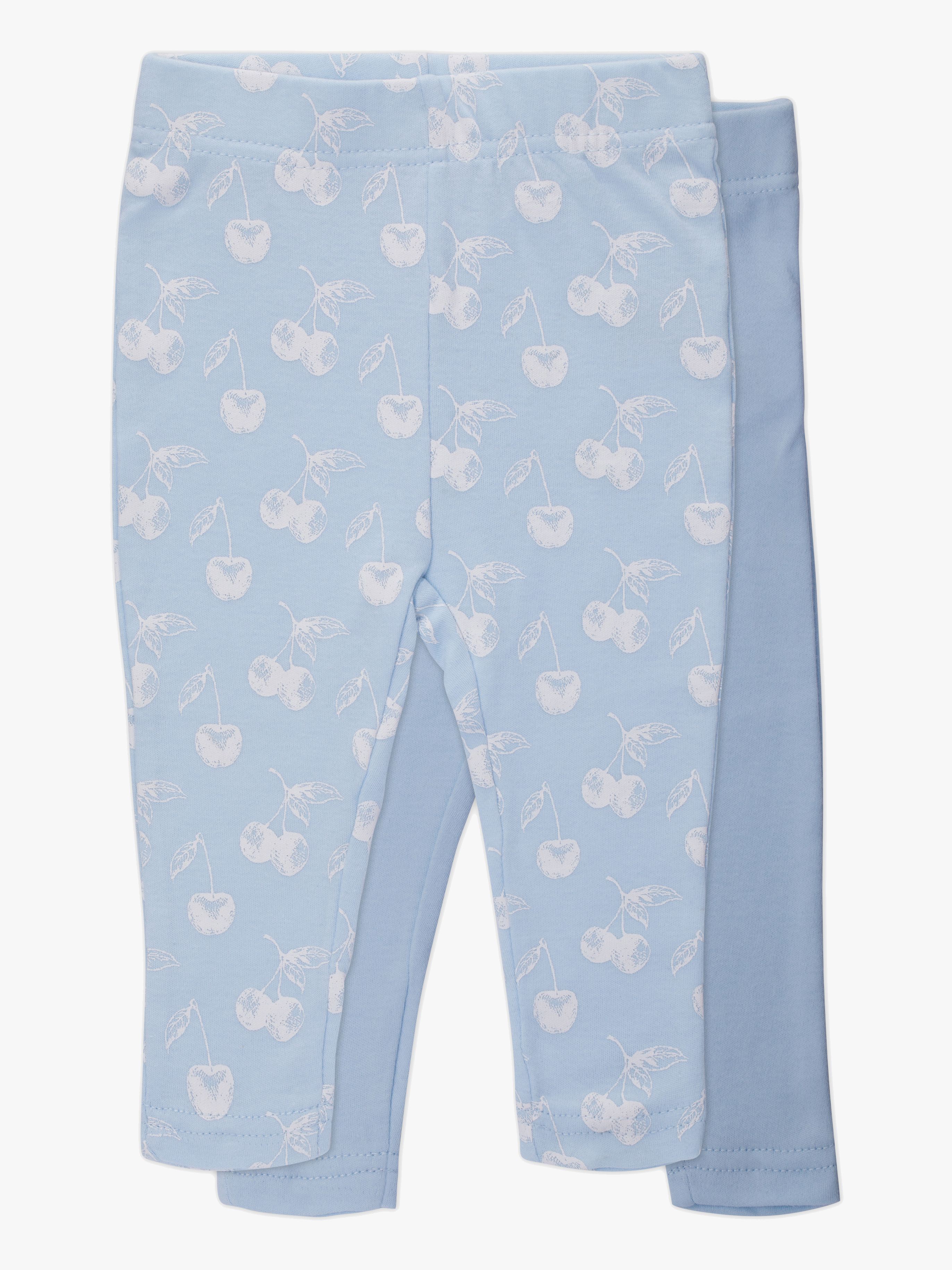 Tiny Treasure Lexi Leggings 2er-Pack, Baby Blue 74