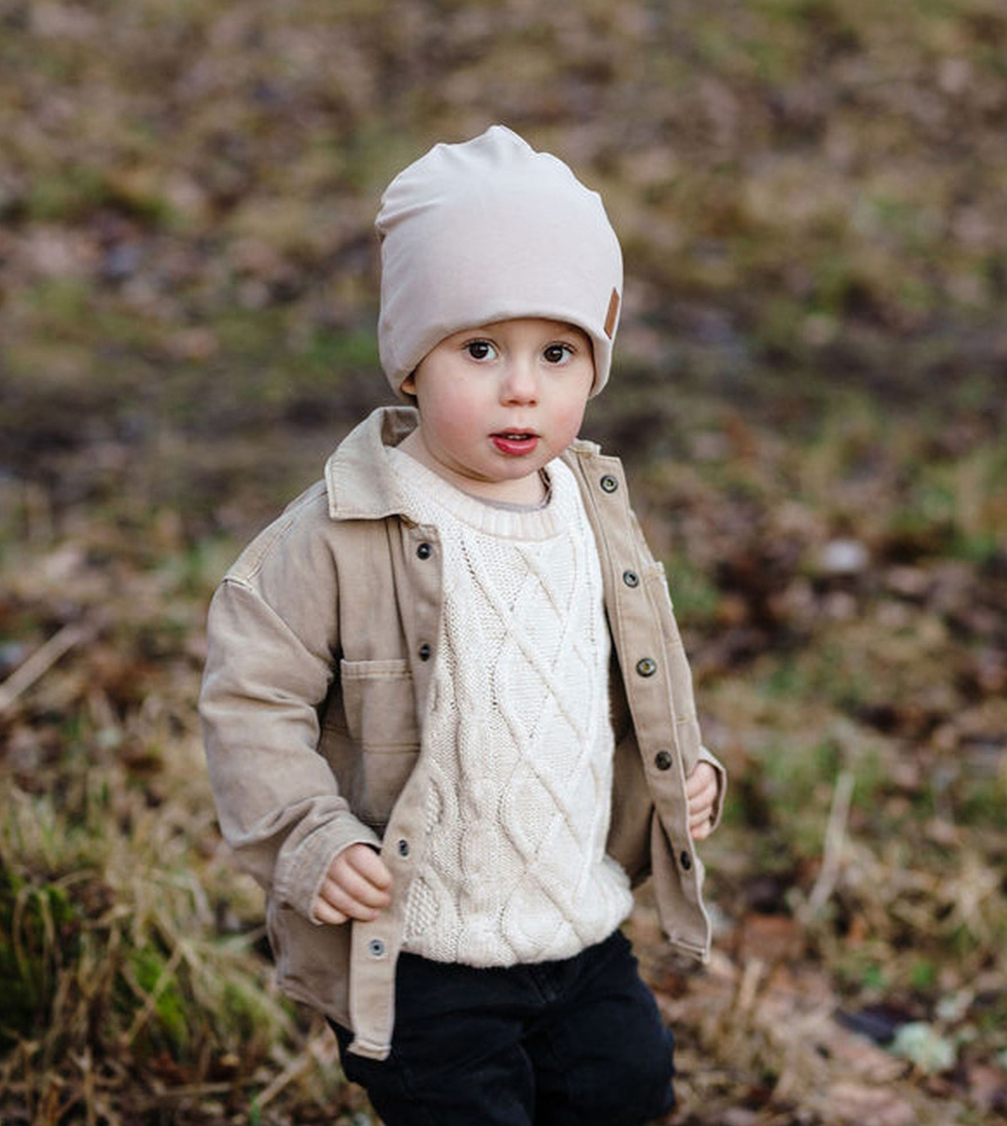 OICAN Wear Mütze mit Kopfschutz, Beige