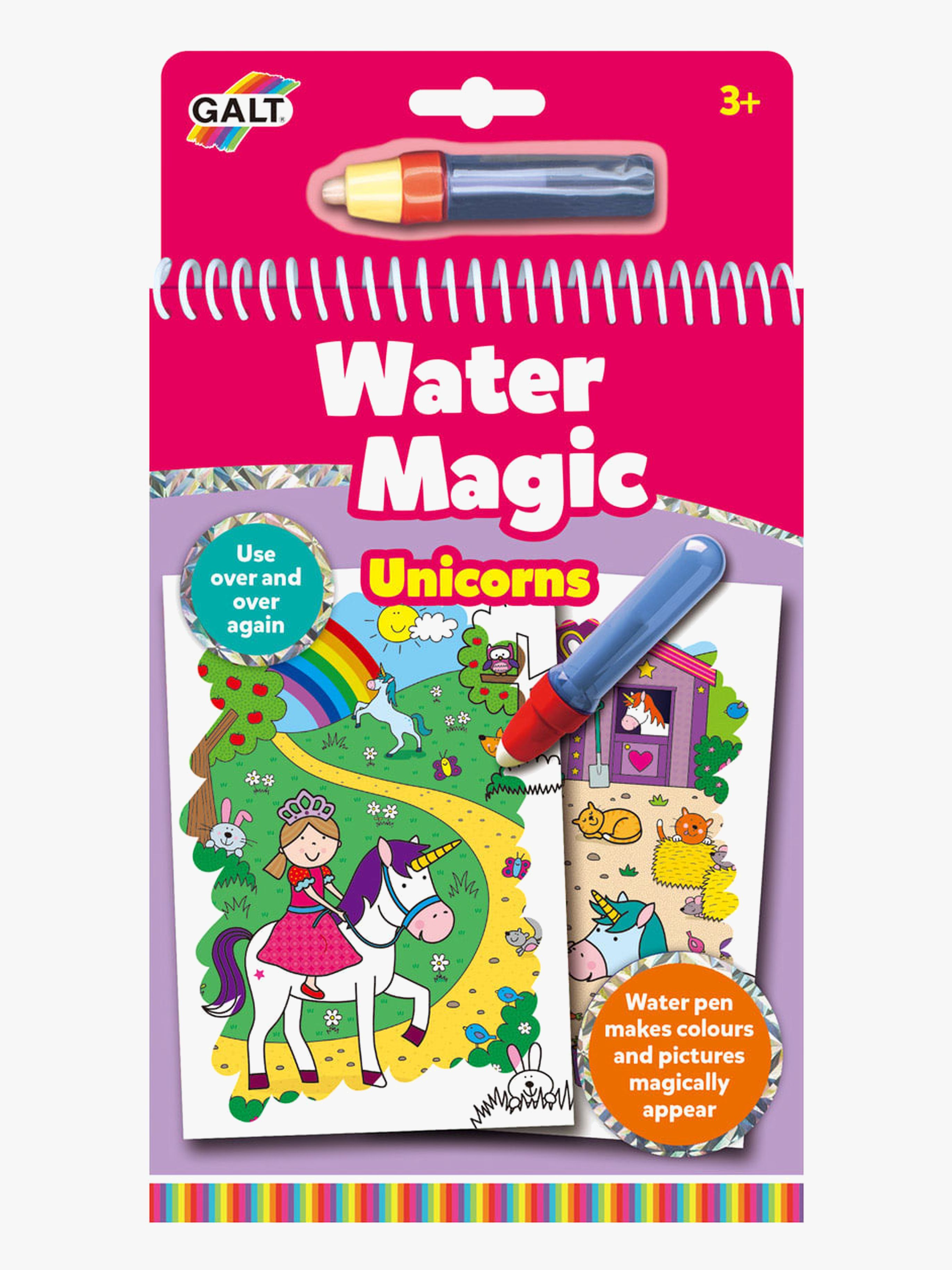 Malbuch Water Magic Einhorn