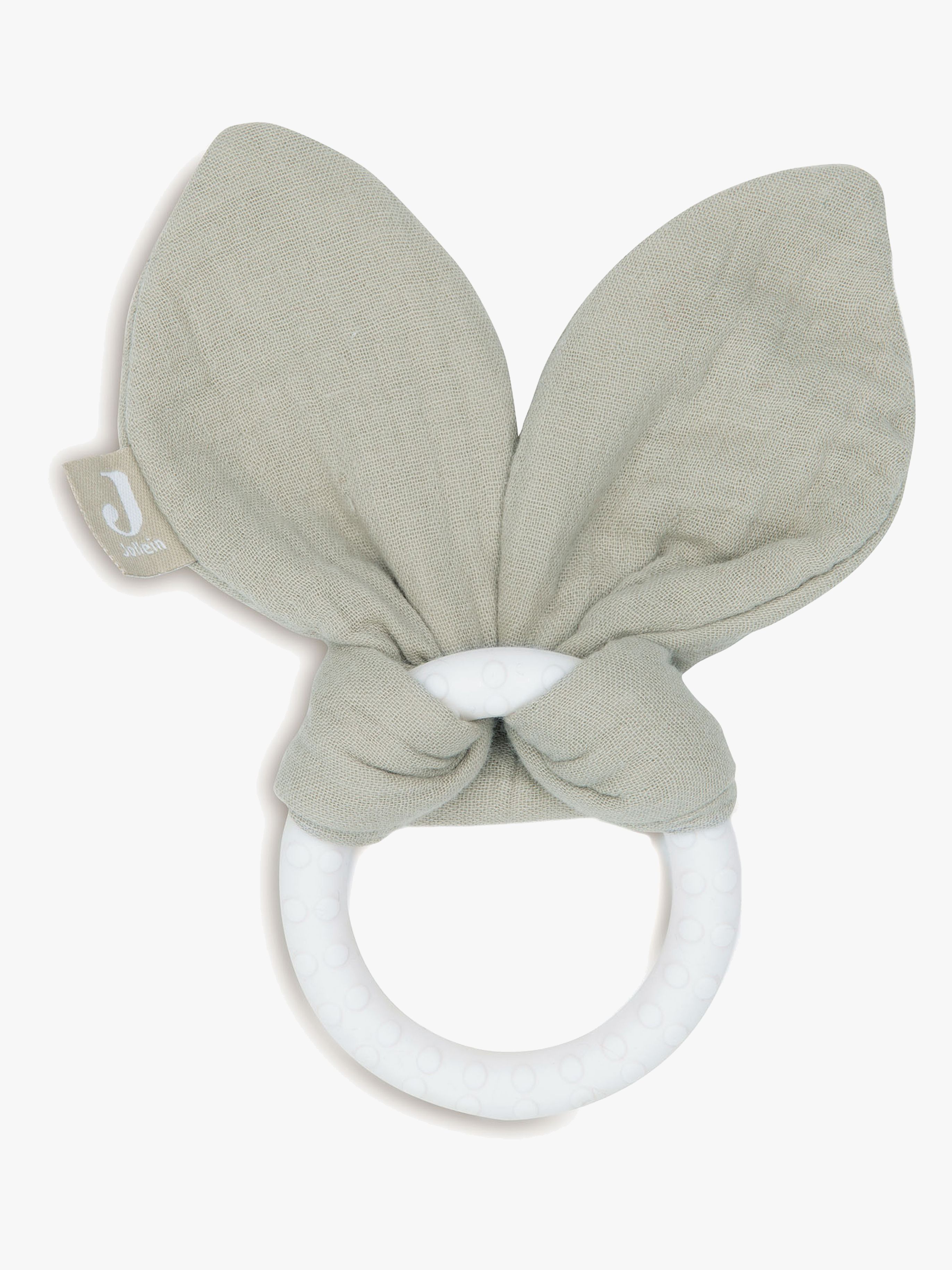 Jollein Bunny Ears Beißring, Olive Green