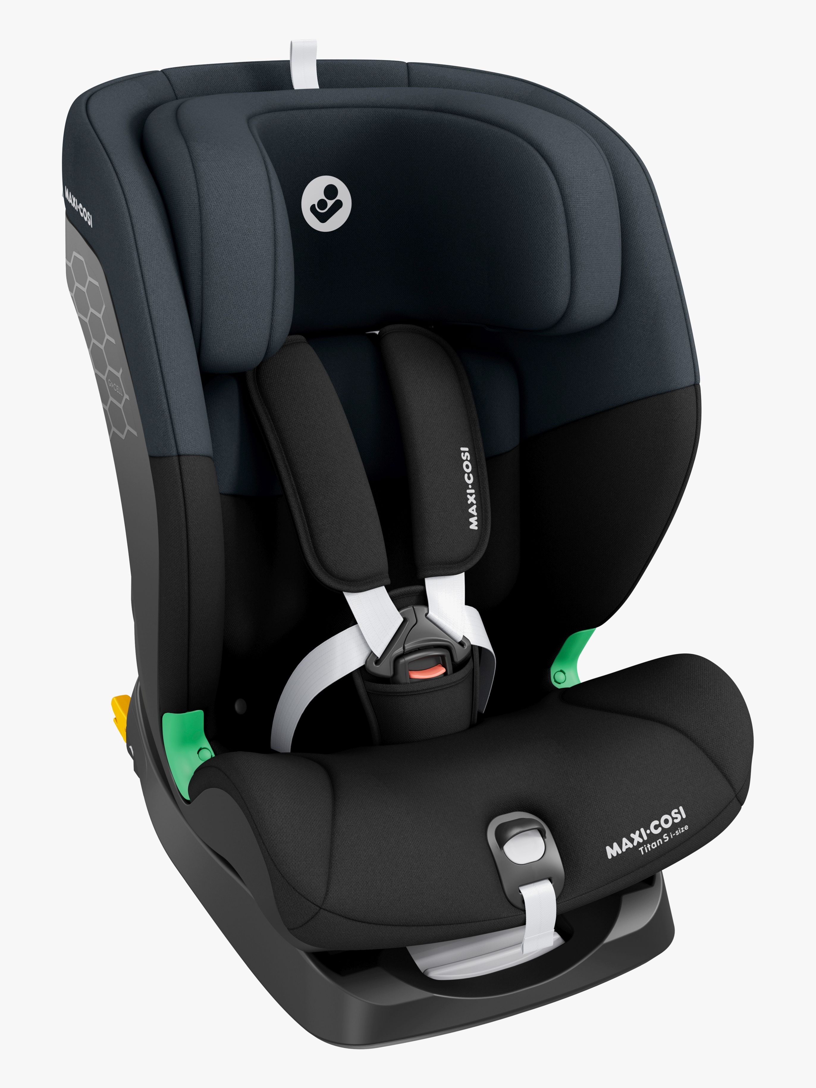 Titan S i-Size Kindersitz, Tonal Black