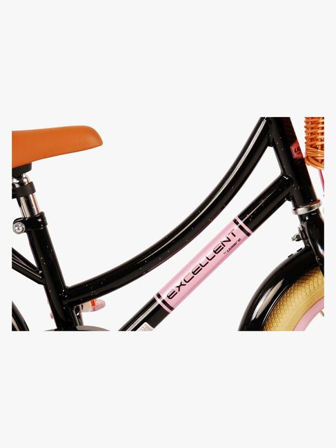 Volare Excellent Fahrrad 14 Zoll, Schwarz