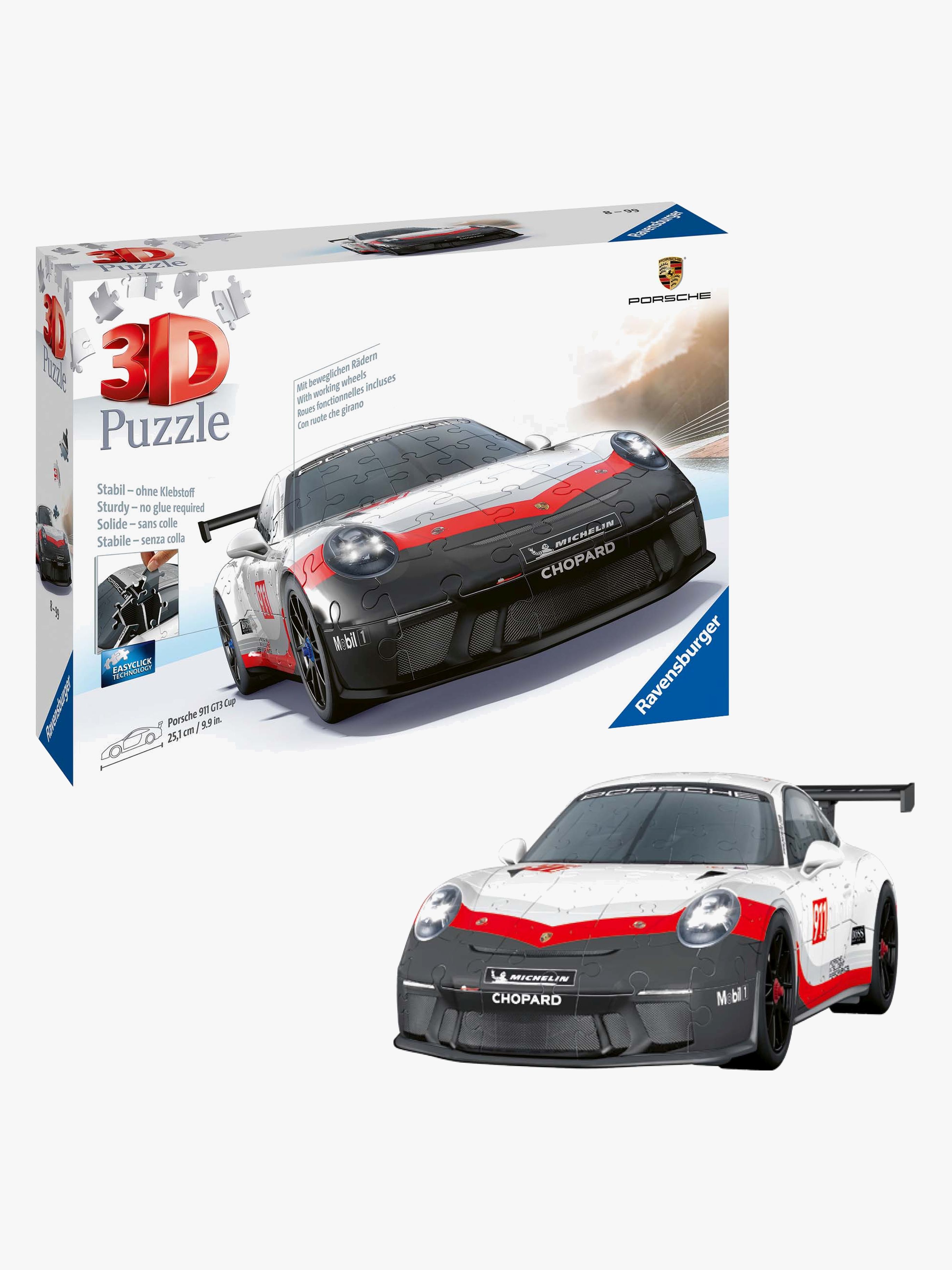 Ravensburger Porsche 911 MK2 GT3 Cup 3D-Puzzle 152 Teile