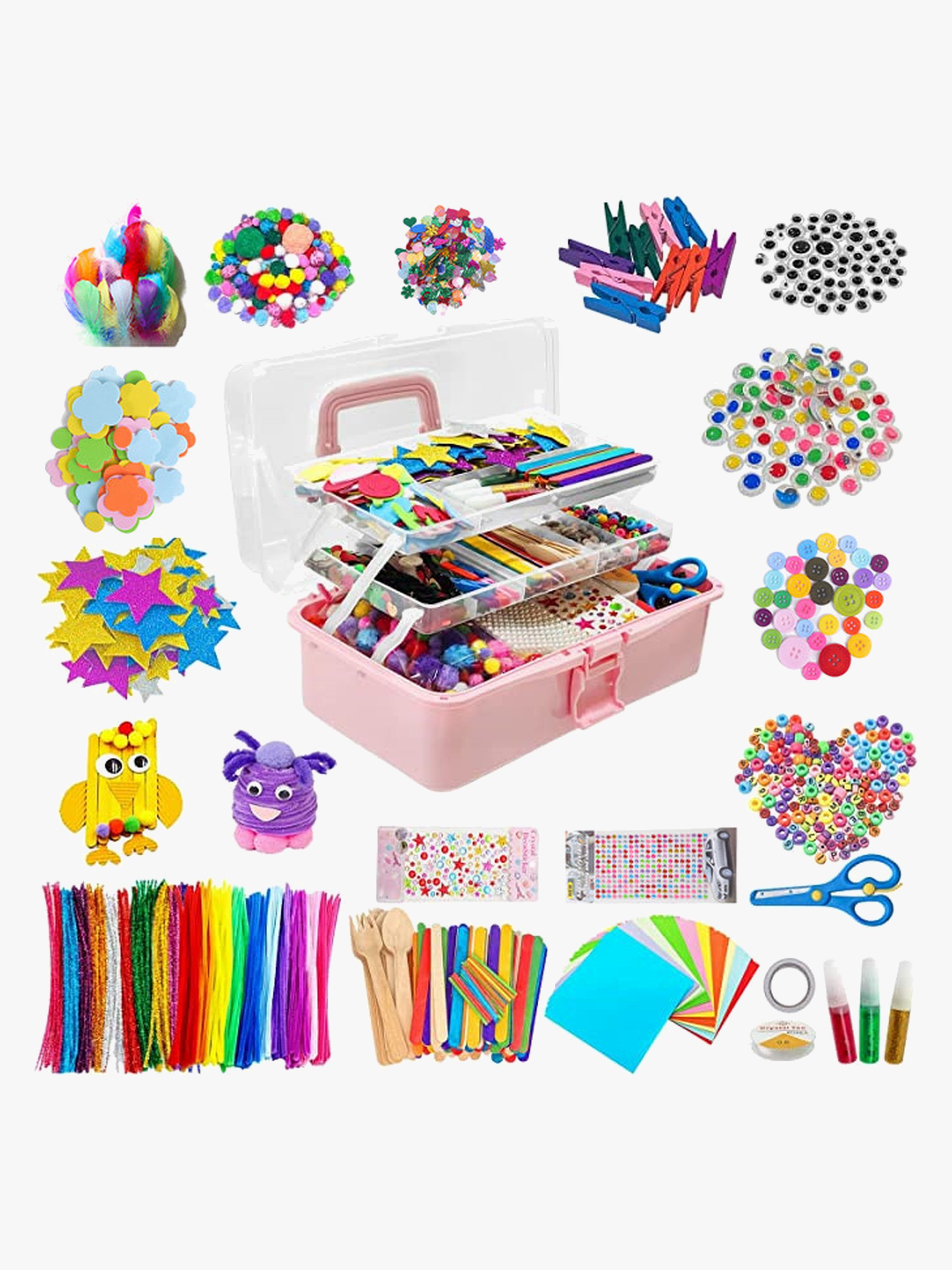 Fippla DIY Kreatives Kunstset 3000+ Teile
