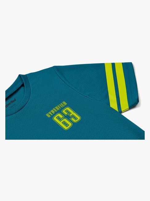 Hyperfied Back Logo T-Shirt, Harbor Blue