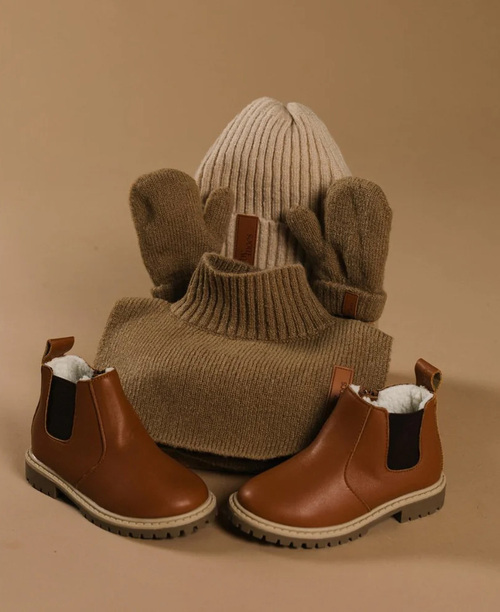 BabyMocs Halswärmer, Caramel