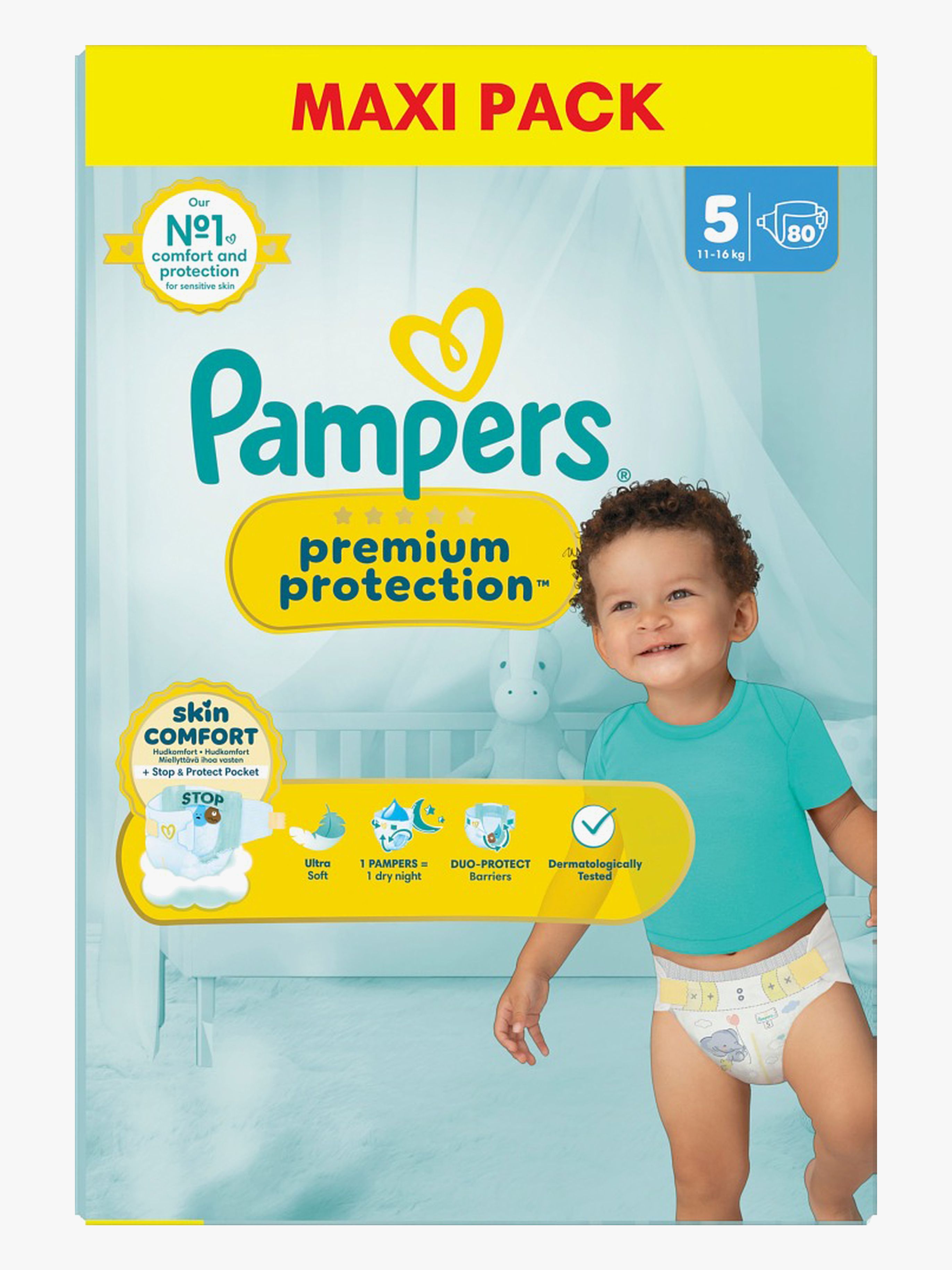 Premium Protection Windeln Größe 5 11-16 kg 80er-Pack