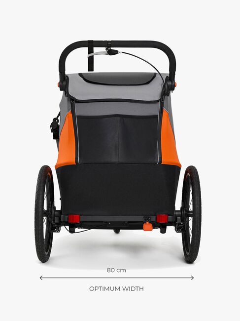 Kinderkraft Nava Fahrradanhänger, Sunny Orange