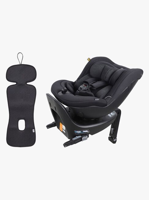 Beemoo Reverse i-Size Rückwärtsgerichteter Kindersitz inkl. Ventilierendem Sitzpolster, Black Stone/Antracit