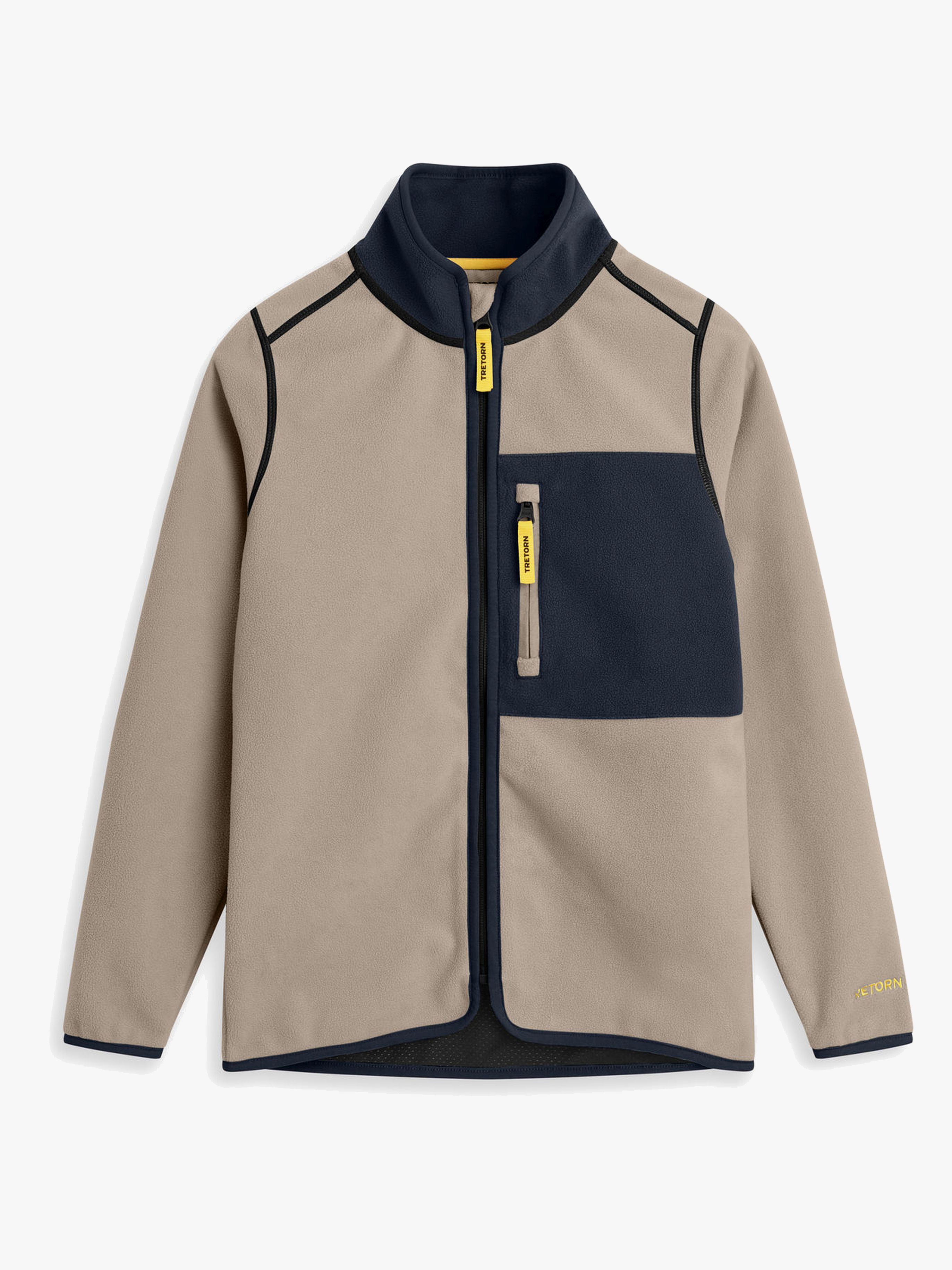 Windfleecejacke, Beige, 158-164
