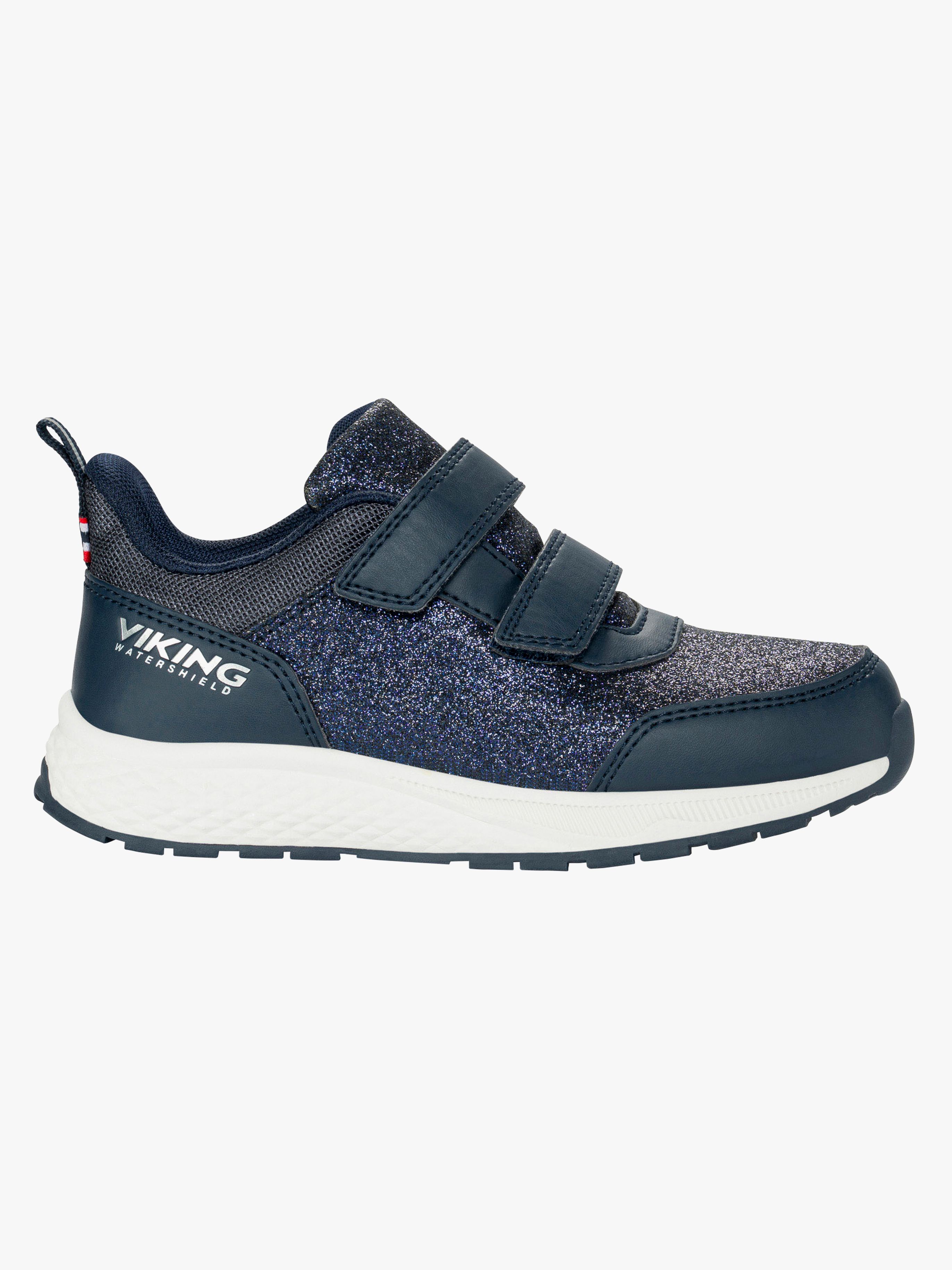 Viking Bouncy Glitter WP 2V Kinder Sneaker, Marineblau, 25, Kinderschuhe