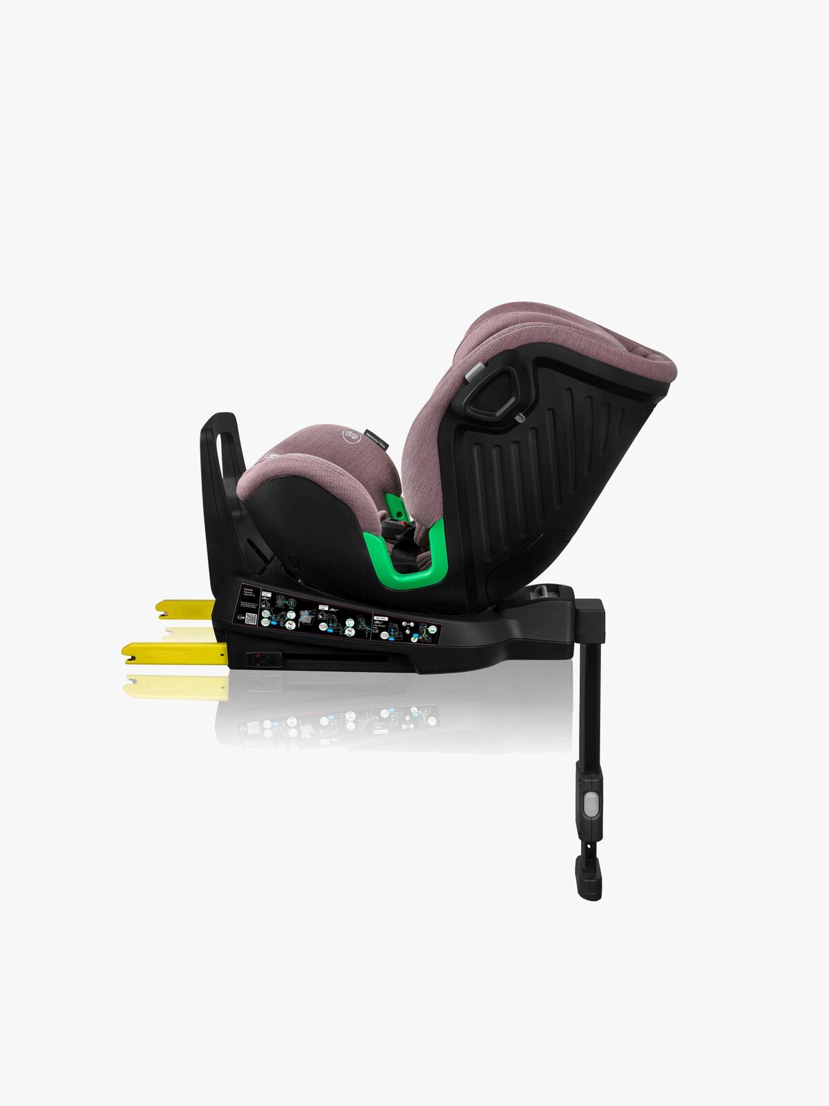 Lionelo Harmony i-Size Kindersitz, Pink Mauve Bamboo