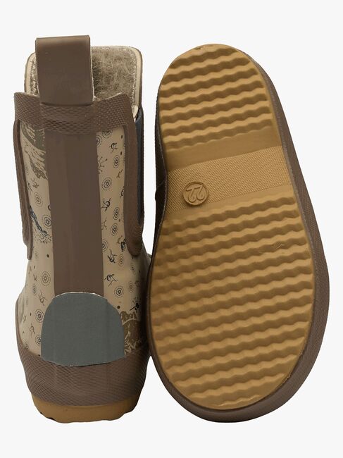 Mikk-Line Gefütterte Gummistiefel Wollmischung, Coriander