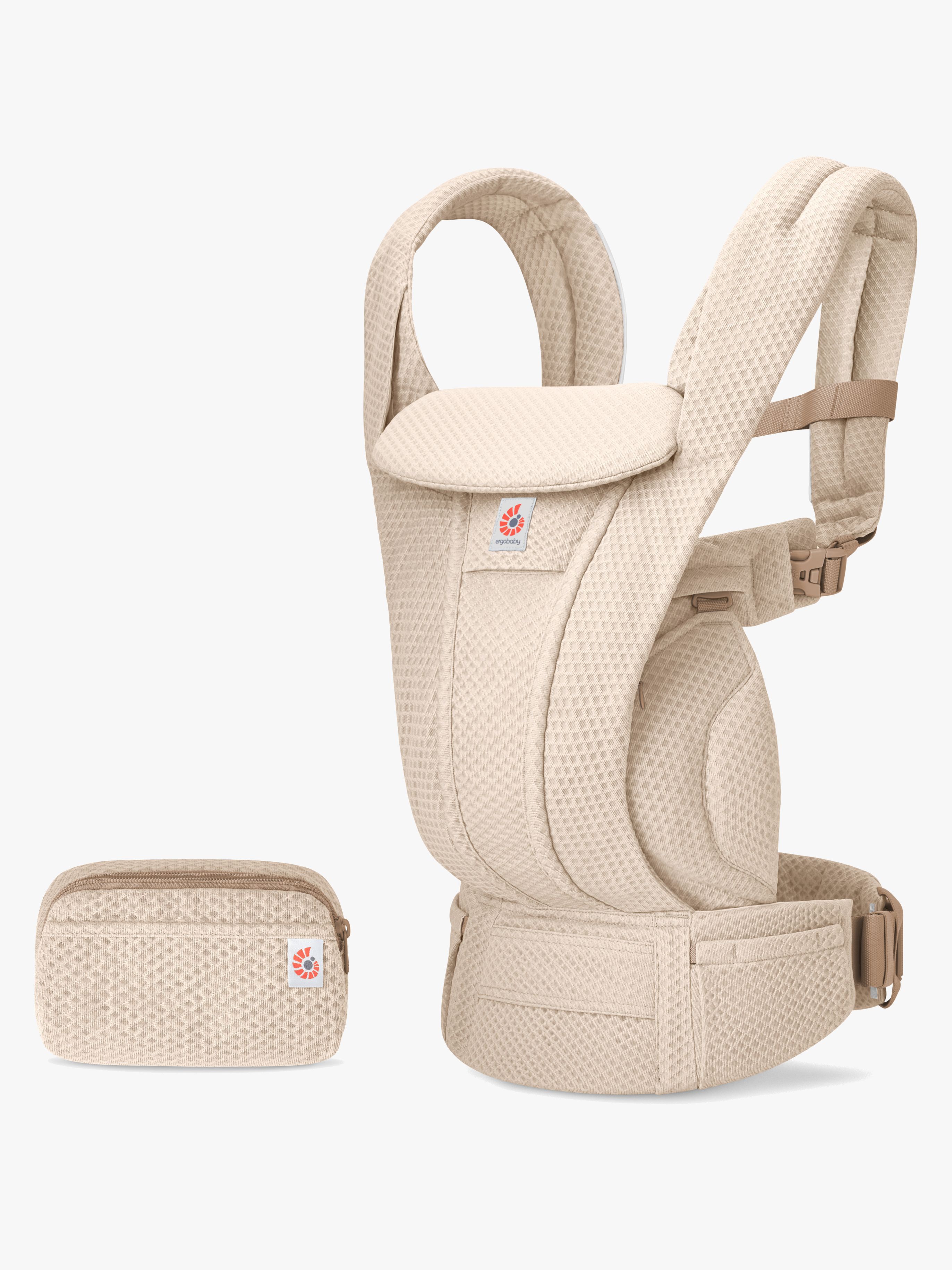 Ergobaby Omni Deluxe Babytrage Mesh, Natural Beige