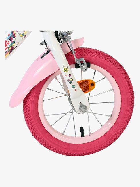 Volare Unicorn Fahrrad 12 Zoll, Weiß