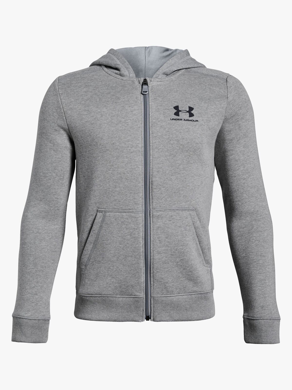 Under Armour EU Cotton Fleece Full Zip, Steel